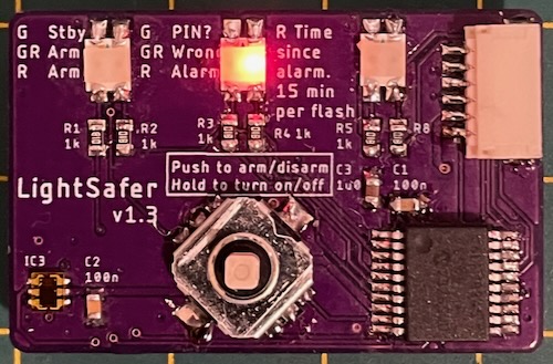 LightSafer wrong PIN